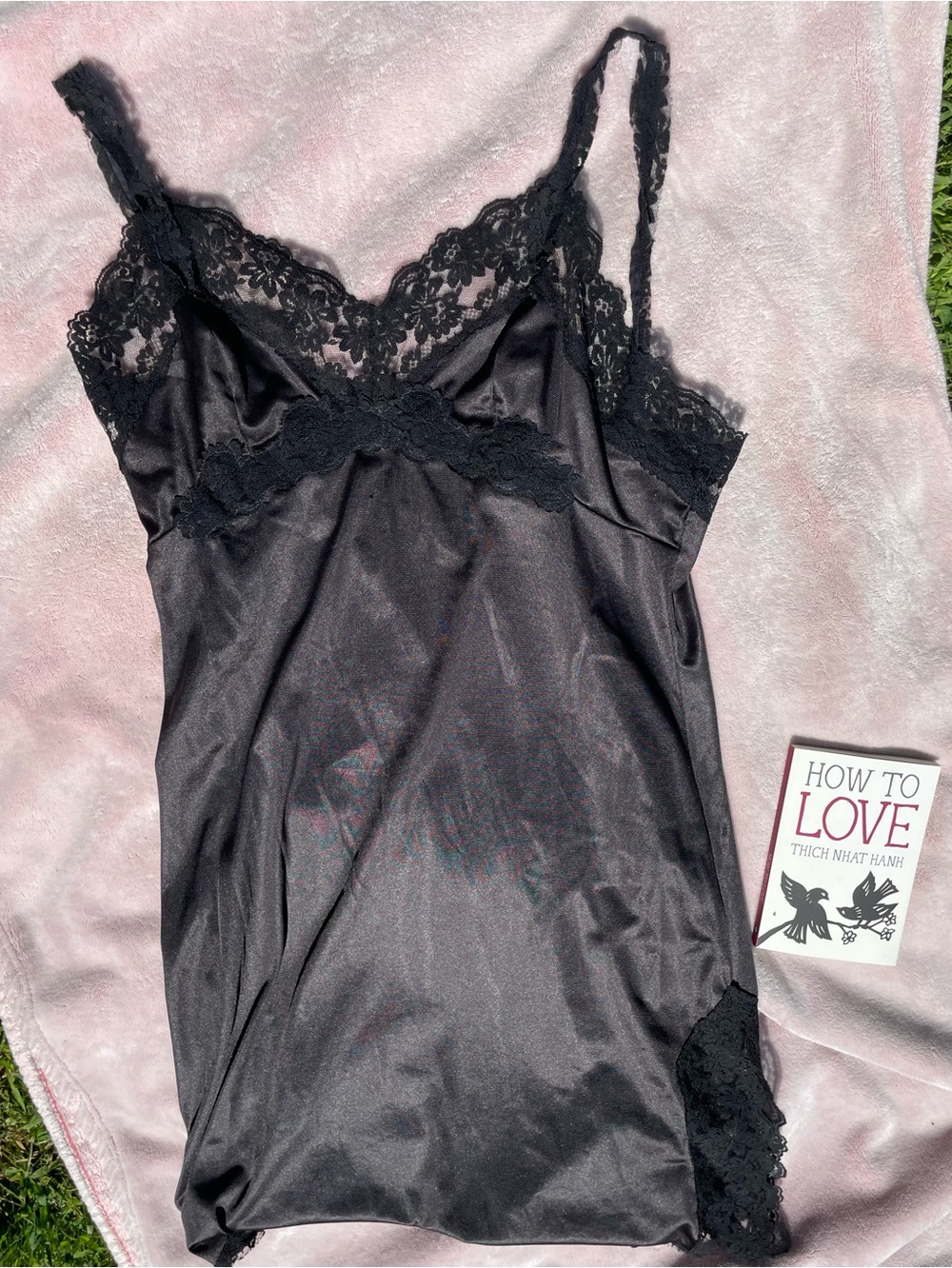 Vintage 60s/70s Van Raalte Black Lace Slip Dress – Whimsigoth Coquette 36 (s/m)